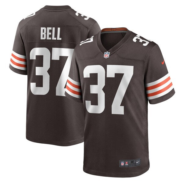D'Anthony Bell Cleveland Browns Nike Game Player Jersey - Brown