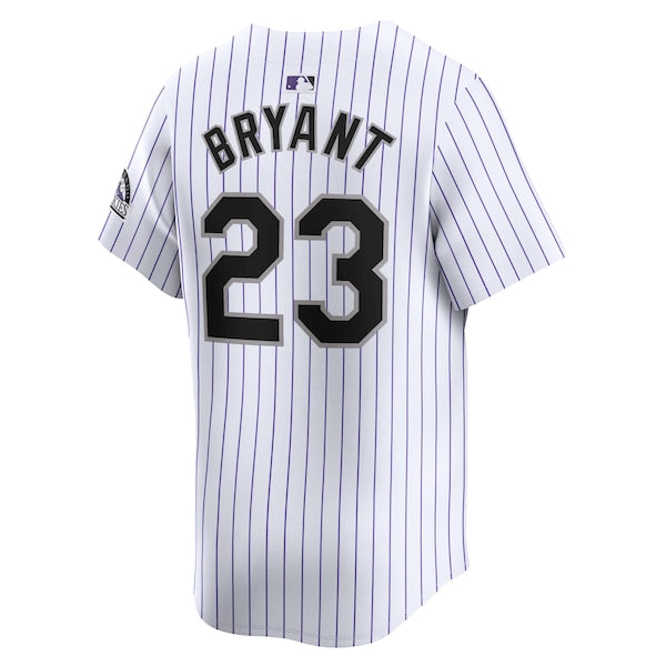 Kris Bryant Colorado Rockies Nike Home Limited Player Jersey - White - Image 3