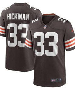 Ronnie Hickman Cleveland Browns Nike Team Game Jersey -  Brown