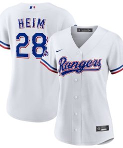 Jonah Heim Texas Rangers Nike Women's Home 2023 World Series Champions Replica Player Jersey - White
