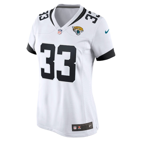 Devin Lloyd Jacksonville Jaguars Nike Women's Away Game Player Jersey - White - Image 2