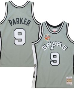 Tony Parker San Antonio Spurs Unisex Hall of Fame Class of 2023 Throwback Swingman Jersey - Gray