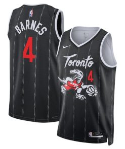 Scottie Barnes Toronto Raptors Nike Unisex 2025/26 Swingman Jersey - Black - City Edition