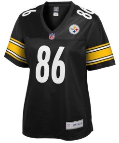 Alternative view of Hines Ward Pittsburgh Steelers NFL Pro Line Women's Retired Player Replica Jersey - Black