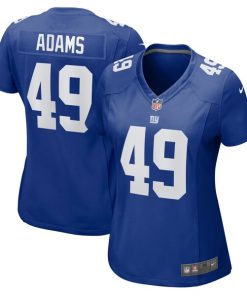 Matthew Adams New York Giants Nike Women's  Game Jersey -  Royal