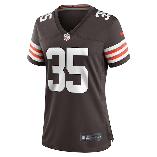 Charlie Thomas Cleveland Browns Nike Women's Team Game Jersey - Brown - Image 2