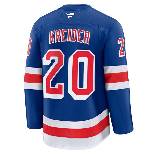 Chris Kreider New York Rangers Home Premium Jersey - Blue - Image 4