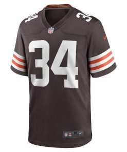 Alternative view of Jerome Ford Cleveland Browns Nike Game Player Jersey - Brown