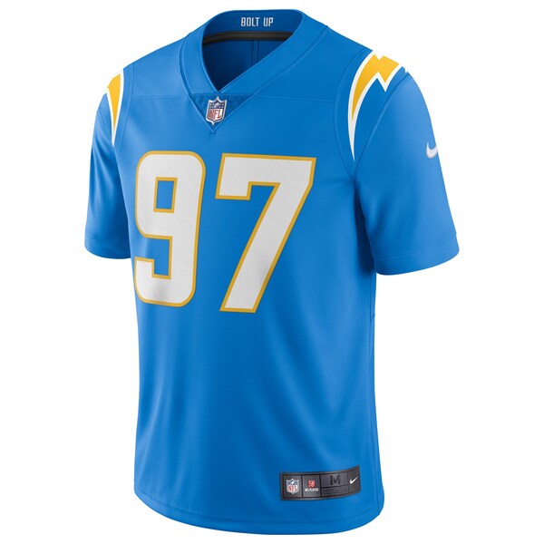 Joey Bosa Los Angeles Chargers Nike Vapor Limited Jersey - Powder Blue - Image 2