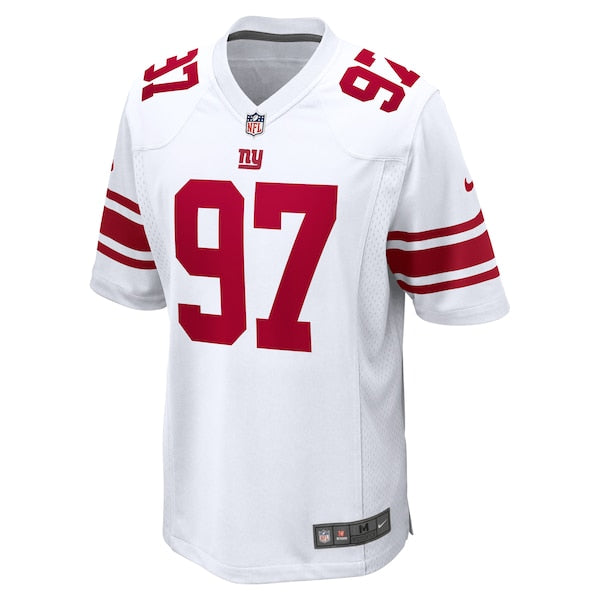 Dexter Lawrence II New York Giants Nike Game Player Jersey - White/Royal - Image 3