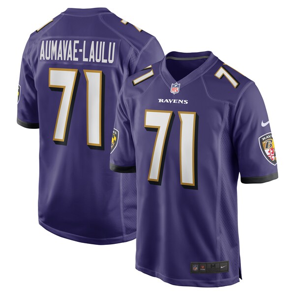 Malaesala Aumavae-Laulu Baltimore Ravens Nike Team Game Jersey - Purple