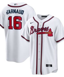 Travis d'Arnaud Atlanta Braves Nike Home Official Replica Player Jersey - White