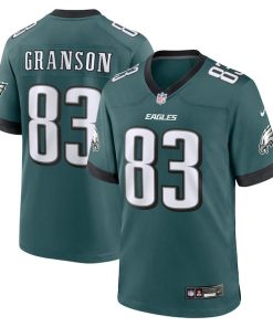 Kylen Granson Philadelphia Eagles Nike Team Game Jersey - Midnight Green