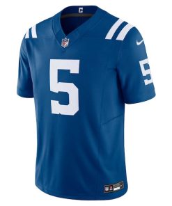 Alternative view of Anthony Richardson Indianapolis Colts Nike Vapor F.U.S.E. Limited Jersey - Royal