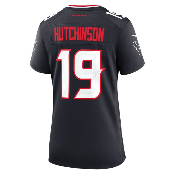 Xavier Hutchinson Houston Texans Nike Women's Team Game Jersey - Navy - Image 6