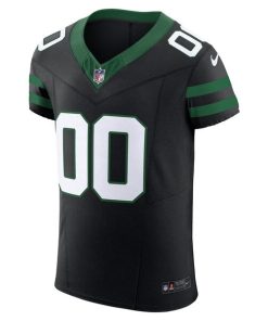 Alternative view of New York Jets Nike Alternate Vapor F.U.S.E. Elite Custom Jersey - Legacy Black