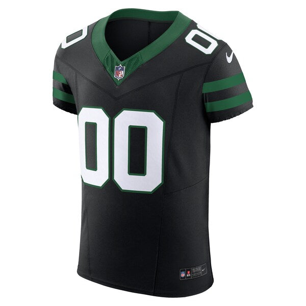 New York Jets Nike Alternate Vapor F.U.S.E. Elite Custom Jersey - Legacy Black - Image 2
