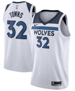 Karl-Anthony Towns Minnesota Timberwolves Nike Swingman Jersey White - Association Edition