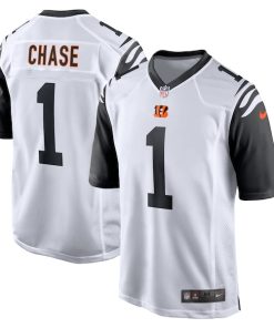 Ja'Marr Chase Cincinnati Bengals Nike Alternate Game Player Jersey - White