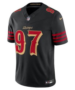Alternative view of Nick Bosa San Francisco 49ers Nike 2025 Rivalries Collection Limited Jersey - Black