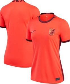 England Women's National Team Nike Women's 2022/23 Away Replica Blank Jersey - Red