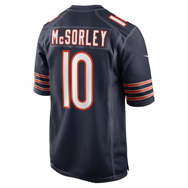 Trace McSorley Chicago Bears Nike Team Game Jersey - Navy - Image 3