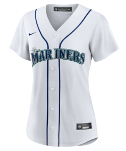 Alternative view of Josh Naylor Seattle Mariners Nike Women's Home Replica Jersey - White