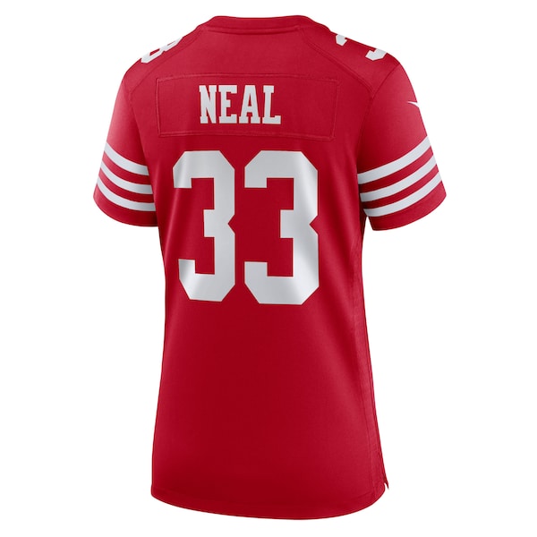 Siran Neal San Francisco 49ers Nike Women's Team Game Jersey - Scarlet - Image 3