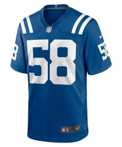 Alternative view of Austin Ajiake Indianapolis Colts Nike Game Jersey -  Royal