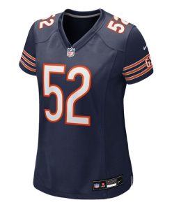 Alternative view of Drew Dalman Chicago Bears Nike Women's Team Game Jersey -  Navy