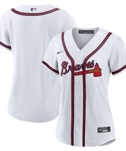 Women's Atlanta Braves Nike Navy Alternate Replica Team Jersey/White/Red