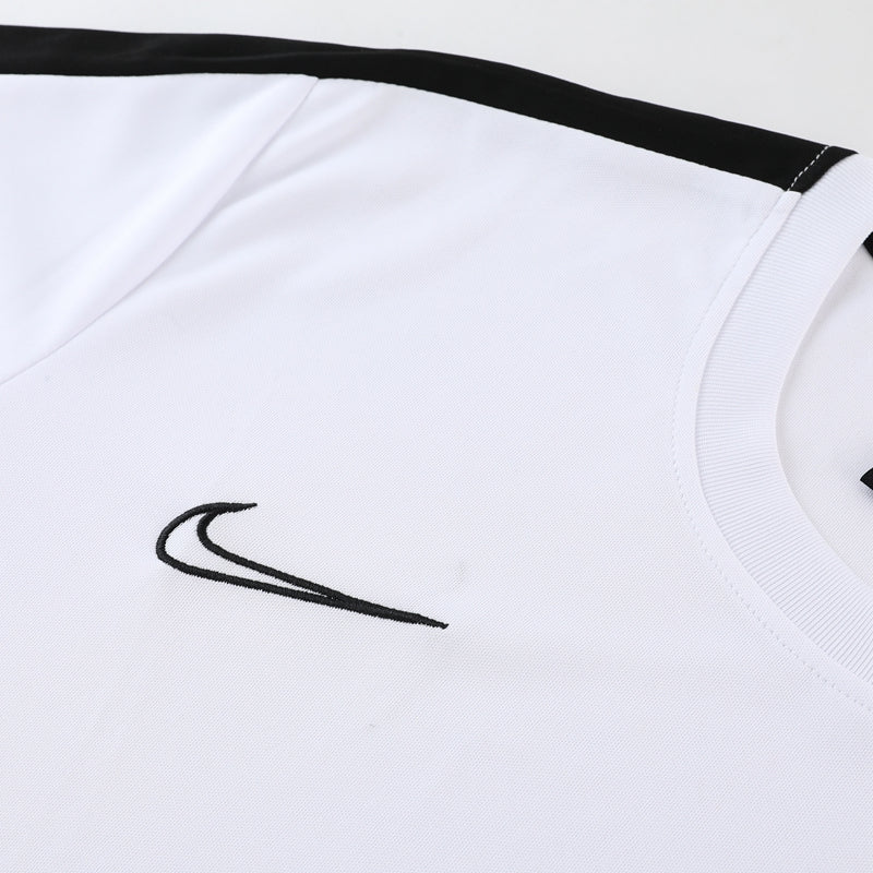 Nike Short Sleeve Training Jersey Set-ND02- White/Black - Image 11