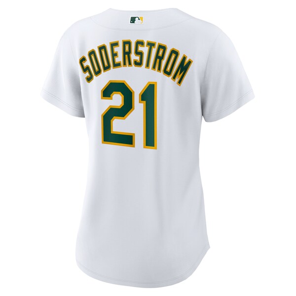 Tyler Soderstrom Athletics Nike Women's Home Replica Jersey - White - Image 3