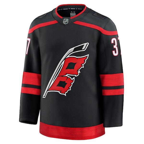 Andrei Svechnikov Carolina Hurricanes Home Premium Jersey - Black/White - Image 3