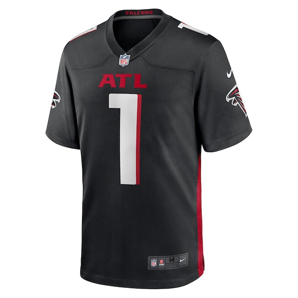 Michael Penix Jr. Atlanta Falcons Nike 2024 NFL Draft First Round Pick Player Game Jersey - Black - Image 2