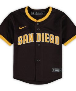 Alternative view of San Diego Padres Nike Toddler Replica Team Jersey - Brown