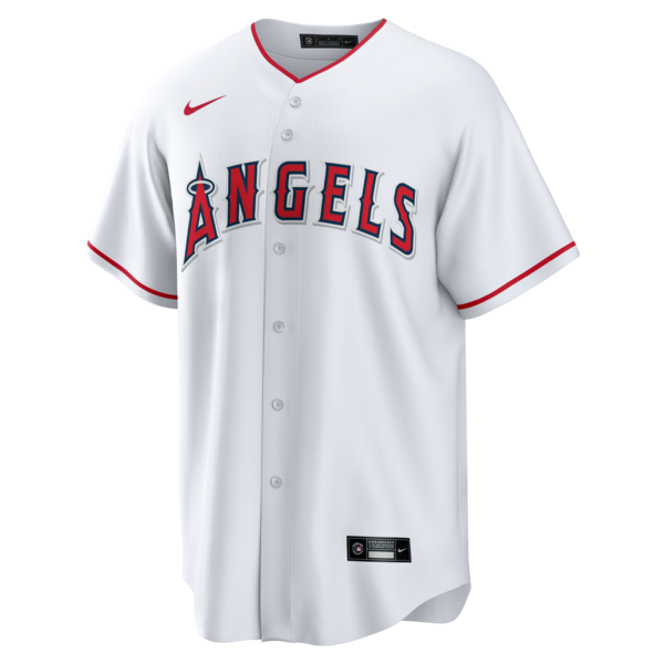 Albert Pujols Los Angeles Angels Nike Home Retired Player Replica Jersey - White - Image 2