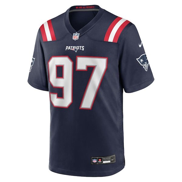 Milton Williams New England Patriots Nike Game Player Jersey - Navy - Image 2