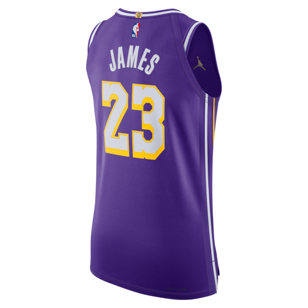 LeBron James Los Angeles Lakers Jordan Brand Unisex 2025/26 Authentic Jersey - Statement Edition - Purple - Image 2