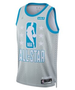 Alternative view of Nike 2022 NBA All-Star Game Swingman Custom Jersey - Gray