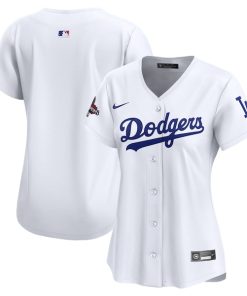 Los Angeles Dodgers Nike Women's 2024 World Series Champions Home Limited Jersey - White