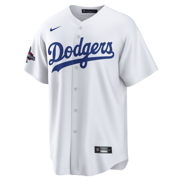 Yoshinobu Yamamoto Los Angeles Dodgers Nike 2024 World Series Champions Home Replica Player Jersey - White - Image 2
