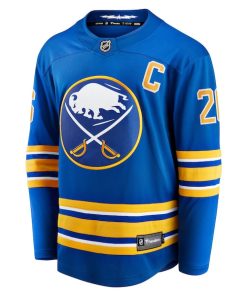 Alternative view of Rasmus Dahlin Buffalo Sabres  Home Captain Patch Breakaway Jersey - Royal
