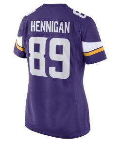 Alternative view of Thomas Hennigan Minnesota Vikings Nike Women's Game Player Jersey - Purple
