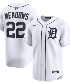 Parker Meadows Detroit Tigers Nike Home Limited Player Jersey - White