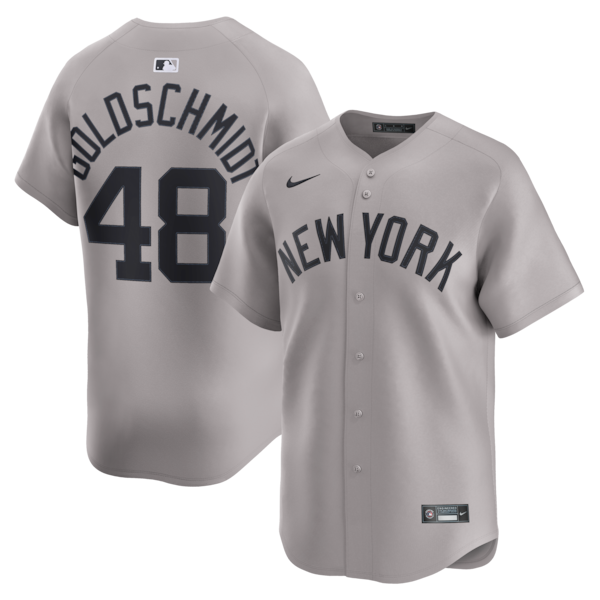 Paul Goldschmidt New York Yankees Nike Road Limited Player Jersey - Gray/White - Image 2