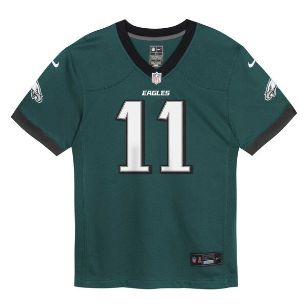 A.J. Brown Philadelphia Eagles Nike Preschool Game Jersey - Midnight Green - Image 2