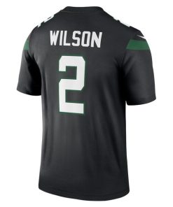 Alternative view of Zach Wilson New York Jets Nike Legend Jersey - Black