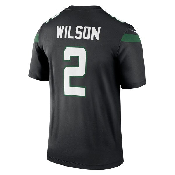 Zach Wilson New York Jets Nike Legend Jersey - Black - Image 2