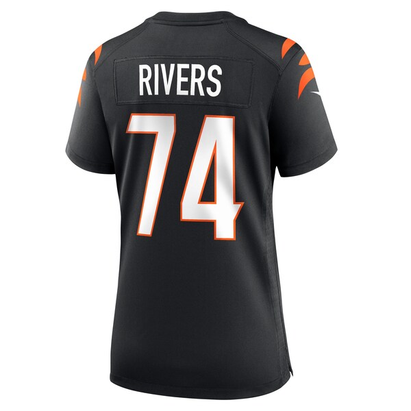 Jalen Rivers Cincinnati Bengals Nike Women's Team Game Jersey - Black - Image 3